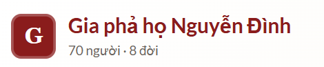 Dòng họ